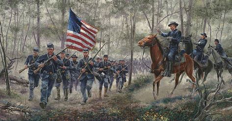 Chamberlain en Gettysburg, Julio 2 del 1863 | Chamberlain en… | Flickr Battle Of Fredericksburg, Joshua Chamberlain, Andy Thomas, Pictures Of Soldiers, Secession Art, Action Pictures, Battle Flag, Battle Of Gettysburg, Civil Wars