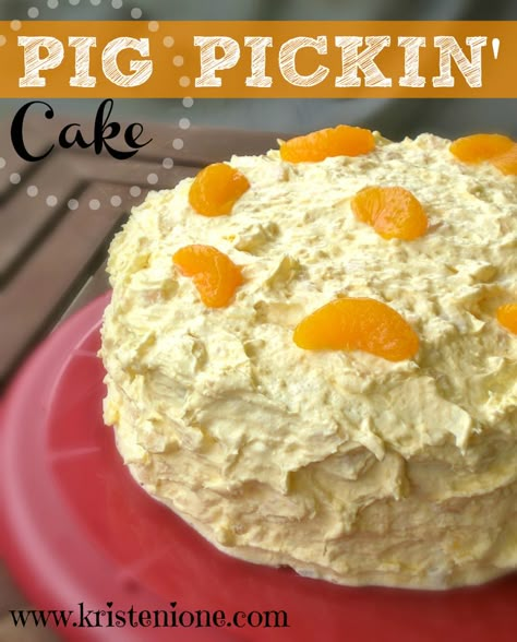 Pig Pickin Cake Pig Pickin Cake Recipe, Pig Pickin Cake, Pig Pickin, Duncan Hines Cake, Summertime Recipes, Duncan Hines, Pudding Cake, Crushed Pineapple, Cake Mix Recipes