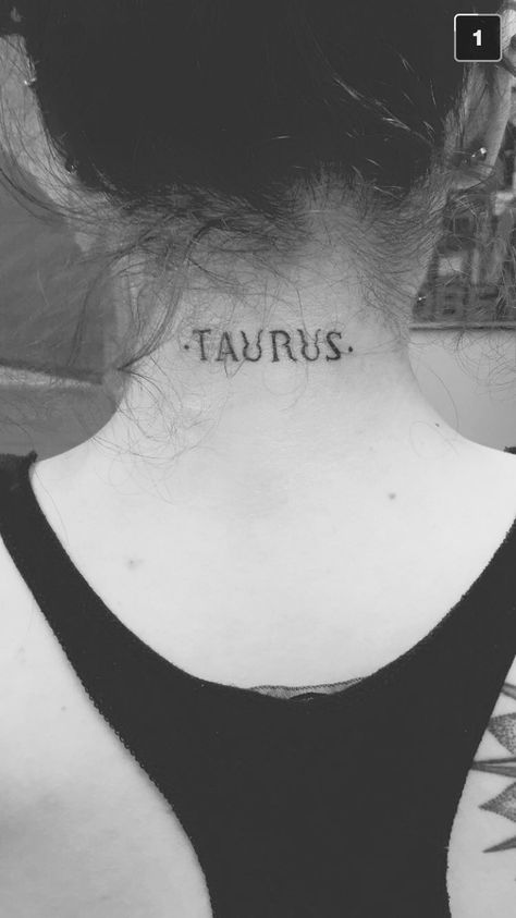 Taurus tattoo #taurus #tattoo #smalltattoo #zodiac #whatsyoursign Taurus Neck Tattoo, Taurus Tattoo Neck, Tattoo Taurus Female, Aesthetic Taurus Tattoo, Horoscope Tattoos Taurus, Taurus Hand Tattoo, Taurus Sign Tattoo, Minimalist Tattoo Taurus Zodiac Signs, Feminine Bull Tattoo Taurus