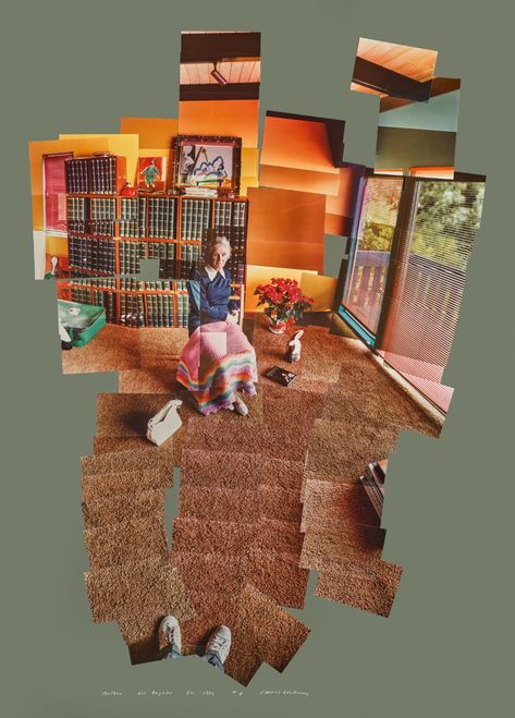 DAVID HOCKNEY, R.A. | MOTHER, LOS ANGELES, DECEMBER 1982 | Made in Britain | Sotheby's Hockney Joiners, David Hockney Collage, Hockney Photography, David Hockney Joiners, David Hockney Photography, David Hockney Artwork, Polaroid Collage, British Artists, Photography Collage