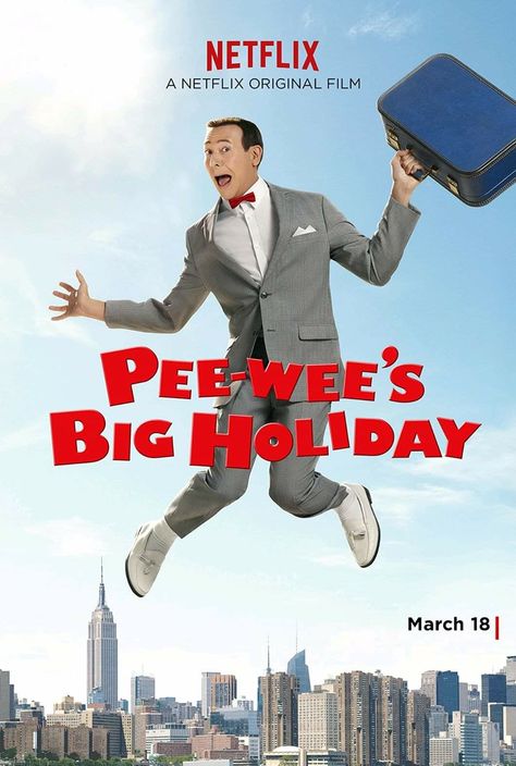 Corny Puns, English Play, Comedy Writing, Pee Wee Herman, Movie Info, Pee Wee, Epic Story, Holiday Poster, Netflix Originals