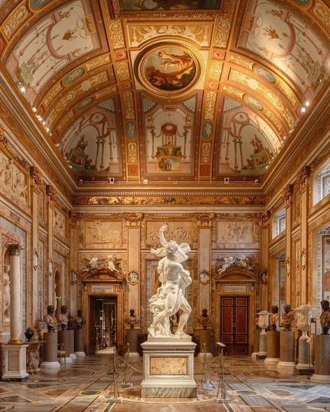 Borghese Gallery, Galleria Borghese, Villa Borghese, Art Culture, Caravaggio, World Famous, Italy Travel, Architecture Art, Archaeology