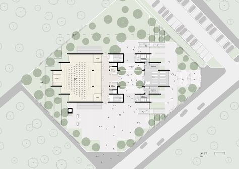 Gallery of Yasamkent Mosque / A Tasarim Mimarlik + Ali Osman Ozturk - 12 Mosque Site Plan, Mosque Floor Plan, Render Presentation, Masjid Design, Mosque Design Islamic Architecture, Unique Bedroom Design, Mosque Design, Islamic Center, Basement Floor Plans