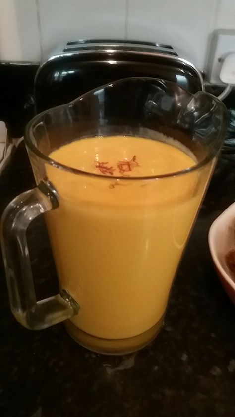 Mango Lassi   Blend until smooth Mango pulp,yogurt,milk,elaichi,sugar,saffron strand Mango Pulp, Yogurt Milk, Mango Lassi, Cheese Fondue, Yogurt, Mango, Milk, Cheese, Ethnic Recipes