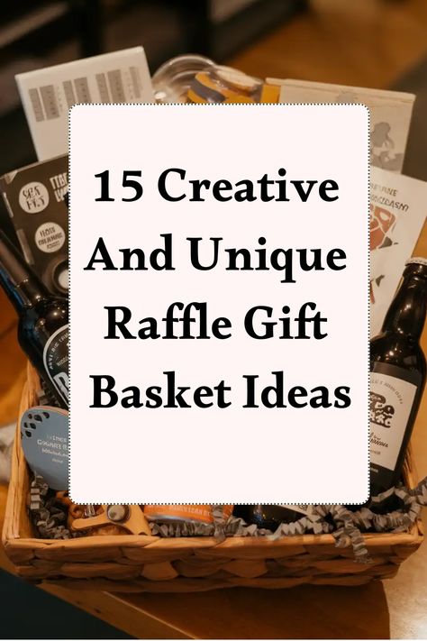 Looking for the perfect raffle gift basket ideas? Explore our creative inspirations for raffle gift baskets that are sure to impress everyone! From fun and colorful options for kids, to luxurious and pampering selections for women, we have it all. Our curated collection also features unique ideas for men and adults, making your fundraising event a success. Check out our Raffle Gift Basket selection now! Sweet Treats Gift Basket, Company Christmas Party Gift Baskets, Best Baskets For Auctions, Unique Gift Baskets For Raffle, Raffle Basket Ideas For Adults Alcohol, Unique Gift Basket Themes, Gift Basket Ideas Charcuterie, Fun Auction Basket Ideas, Team Raffle Basket Ideas