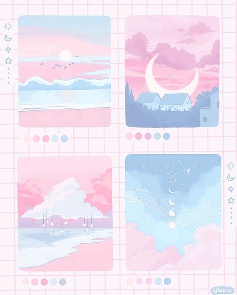 Kawaii Pastel Color Palette, Marshmallow Color Palette, Pink Aesthetic Palette, Bee And Puppycat Color Palette, Cute Pallete, Pastel Colours Aesthetic, Anime Color Palette, Kawaii Color Palette, Cute Color Palettes