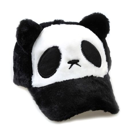 Cute Panda Cap Baseball Panda Items, Bear Shop, Sewing Fleece, Baseball Outfit, Black Hot Pink, Panda Love, Cute Panda, Grumpy Cat, Love Pet