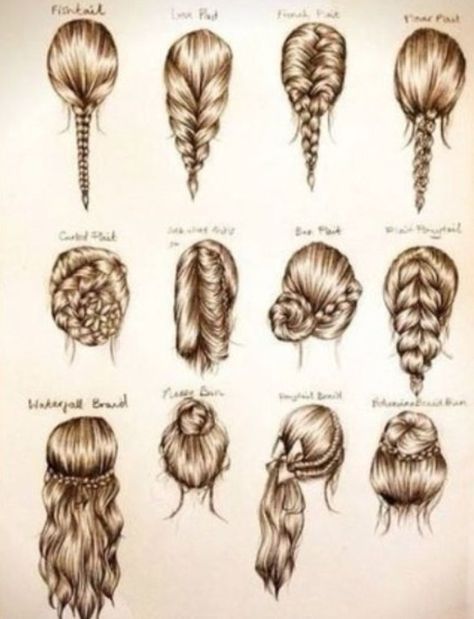 These are some cute easy hairstyles for school, or a party. Braids Types, Types Of Braids, Ombré Hair, Beautiful Braids, Tan Skin, Hairstyles For School, Hair Dos, Luxury Beauty, Hair Designs