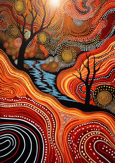 Aboriginal Style Original Prints - Landscape or Portrait Pointillism - Great Colour Matching - Trending Colours - Bright Colourful Aboriginal Inspired - Original Print - House Decor - Home Decor - Modern Art - Contemporary Art - Colour Collection - High Quality - Limited Edition and numbered prints 1/50 only 50 ever made - Print on High Gloss Photo Paper - Sizes available are A2/A3/A4/A5 - Signed and Numbered - Original Print - IMPORTANT note: When buying sets you can choose from other sets too, Aboriginal Art Phone Wallpaper, Maxine Noel Aboriginal Art, Aboriginal Art Australian, Ocean Aboriginal Art, Aboriginal Art Sea Animals, Zantangle Art, Aboriginal Dot Art, Contemporary Folk Art, Patterns Art