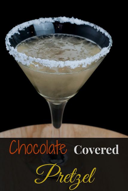 Chocolate Covered Pretzel cocktail is that perfect mix of sweet & salty!  Especially for National Pretzel Day. National Pretzel Day, Bartender Recipes, Whipped Vodka, Pretzel Day, Whipped Cream Vodka, Chocolate Covered Pretzel, Candy Cocktails, Smirnoff Vodka, I Need A Drink