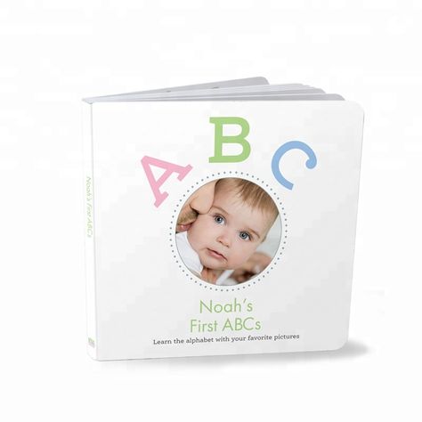 prodcut-image Board Books For Babies, Personalized Board, Abc Photo, Baby Memory Book, Book Baby, Abc Book, Alphabet Book, Mama Mia, Baby Memories