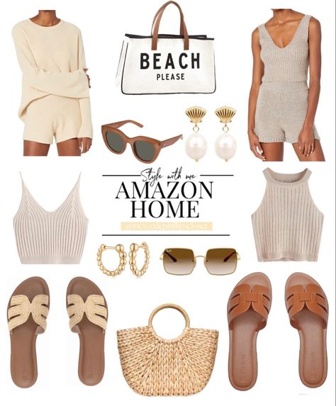 Shop these pieces with the link in my profile. Amazon Summer and Spring Favorites. Affordable and adorable Amazon pieces. Sunglasses, sandals, earrings, outfits, tote baga and more! Cheap T-strap Sandals For Vacation Beach Season, Trendy Non-slip Beach Sandals, Affordable Trendy T-strap Sandals For Beach Season, Affordable T-strap Sandals For Beach Season, Sand-colored Beach Sandals For Summer, Amazon Vacation Outfits, Amazon Summer Finds, Amazon Must Haves Clothes, Amazon Sandals