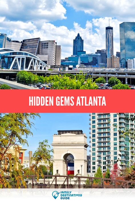 Eager to unearth the best hidden gems Atlanta has to offer? We're FamilyDestinationsGuide, committed to your adventure. Delve into this guide to explore Atlanta's hidden treasures, from charming parks to historic landmarks. Experience a unique side of Atlanta, away from the hustle and bustle. #atlanta #atlantaattractions #atlantahighlights #travelusa #downtownatlanta Instagramable Places In Atlanta, Family Activities In Atlanta, Atlanta History Center, Atlanta Beltline, Amicalola Falls, Visit Atlanta, Chattahoochee River, Lake Oconee, Atlanta Botanical Garden