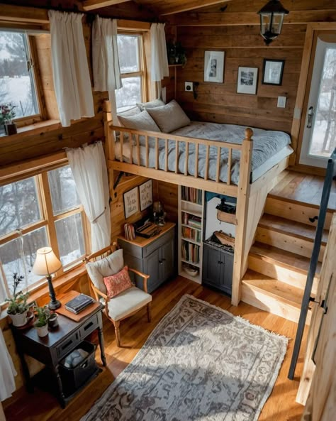 Tiny House California, House California, Tiny House Interior Design, Shed To Tiny House, Tiny House Loft, Tiny House Layout, Tiny House Inspiration, California City, Tiny Cabin