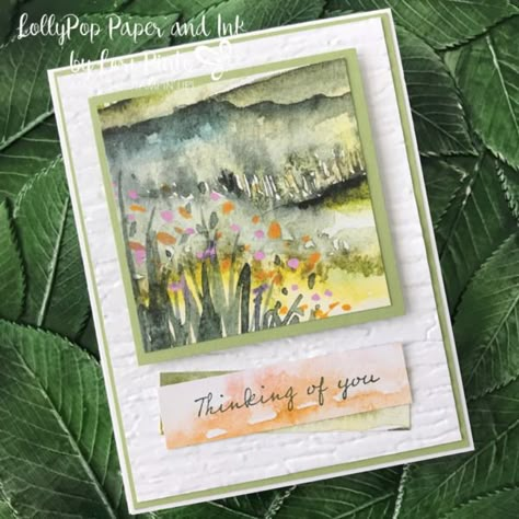 On The Horizon Cards, Stampin Up On The Horizon, Garden Meadow, Sympathy Cards Handmade, Stampin Up 2022, Stampin Pretty, Dsp Cards, Slimline Cards, Beyond The Horizon