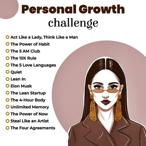 Personal Growth Challenge, Growth Challenge, Best Self Help Books, Books To Read Nonfiction, 100 Books To Read, Self Development Books, Personal Improvement, Recommended Books To Read, Books For Self Improvement