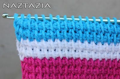 Tuscan Crochet, Crochet Space, Tunisian Crochet Patterns, Tunisian Crochet Stitches, Baby Crochet Patterns Free, Easy Crochet Projects, Crochet Simple, Crochet Videos Tutorials, Crochet Stitches Patterns