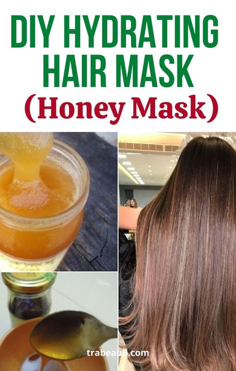 Hydrating Hair Mask Honey Hair Mask Diy, Hair Pack For Frizzy Hair, Honey For Hair, Hair Growth Mask Diy, Dry Hair Mask, Overnight Hair Mask, Egg Hair Mask, Hair Mask For Dry Hair, Mask For Dry Hair