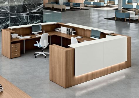 #DailyProductPick Z2 by Quadrifoglio Group is a functional, all-purpose modular reception furniture system with a clean-cut linear design. Contemporary Office Reception, Modern Reception Desk Design, Modern Office Reception, Cheap Office Furniture, Modern Bureau, Modern Reception Desk, Reception Desk Office, Reception Desk Design, Office Architecture