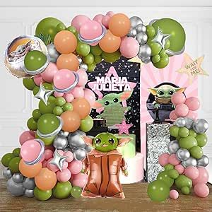 Yoda Birthday, Star Wars Baby Shower, Star Theme, Garland Arch, Baby Shower Party Supplies, Star Wars Baby, Baby Shower Party, Iphone Icon, Balloon Arch