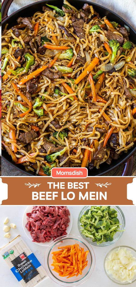 Best Beef Lo Mein Recipe, Beef Lo Mein Recipe, Beef Lo Mein, Lo Mein Recipe, Recipes Chinese, Cooking Fails, Beef Stir Fry Recipes, Lo Mein Recipes, Asian Noodle Recipes