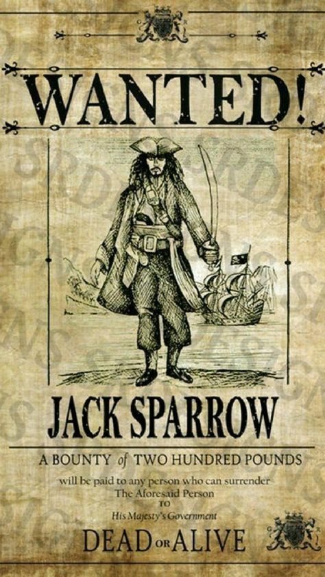 Jack Sparrow Dibujo, Jack Sparrow Poster, Jack Sparrow Wallpaper, Jack Sparrow Quotes, Kaptan Jack Sparrow, Parchment Background, Pirate Art, Wanted Poster, Images Disney