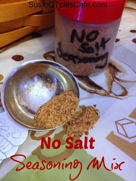 No Salt Seasoning, Low Sodium Recipes Heart, Salt Free Recipes, Heart Healthy Recipes Low Sodium, Low Salt Recipes, Salt Seasoning, Salt Free Seasoning, Low Salt Diet, Salt Pork