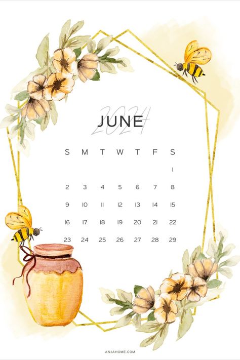 aesthetic June 2024 calendar cute bullet journal printable yellow floral Free Calender, Aesthetic Bullet Journal, Free Monthly Planner, Calender Printables, 2024 Calendar Printable, Bullet Journal Monthly, Calendar Design Template, Calendar June, Calendar Pictures