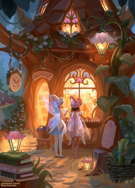 متحف فني, 동화 삽화, Arte Peculiar, Fairytale Art, Arte Fantasy, Dreamy Art, Fairy Art, Fairy Land, Fairy House