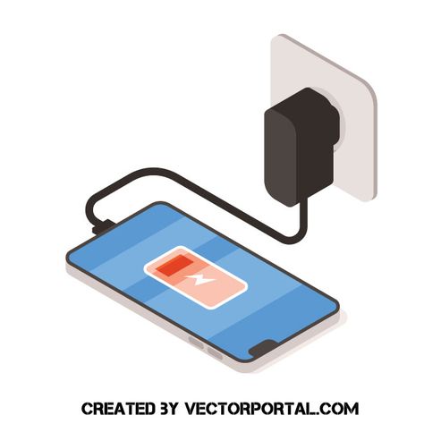 Charging Animation, Memory Illustration, Doodle Paint, Free Vector Illustration, Phone Charging, Phone Charger, Wall Charger, New Theme, Site Design