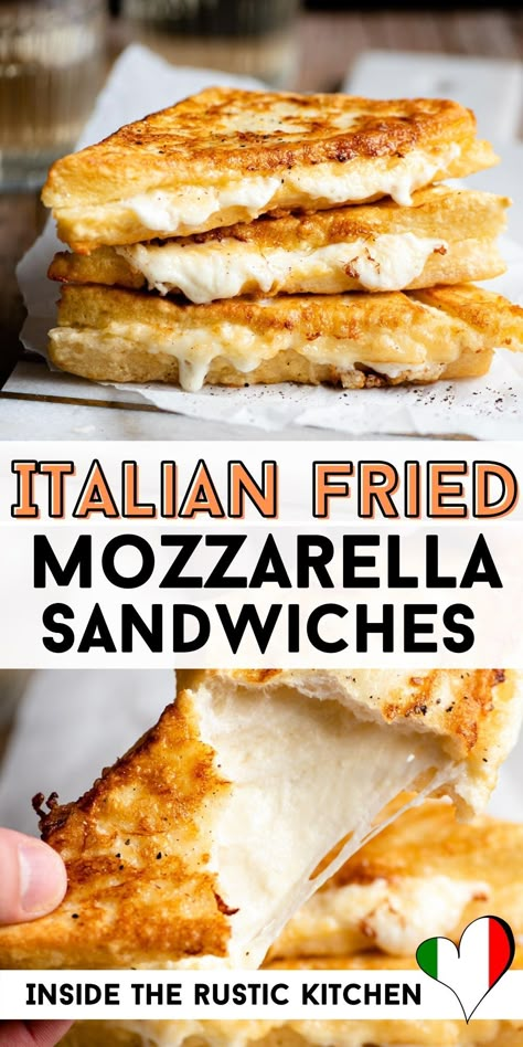 Grilled Cheese Egg Sandwich, Fried Grilled Cheese Sandwich, Grilled Cheese Mozzarella, Italian Grilled Cheese Sandwich, Mozzarella Grilled Cheese Sandwiches, Dinner Recipes With Mozzarella Cheese, Grilled Mozzarella Sandwiches, Mozerella Recipes Dinners, Shredded Mozzarella Recipes