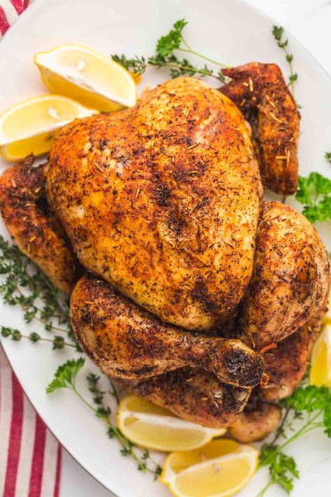 Slower Cooker Whole Chicken, Whole Chicken Crockpot, Whole Chicken In The Crockpot, Slow Cooker Whole Chicken, Instant Pot Whole Chicken, Whole Chicken Recipe, Mississippi Chicken, Little Sunny Kitchen, Perfect Roast Chicken