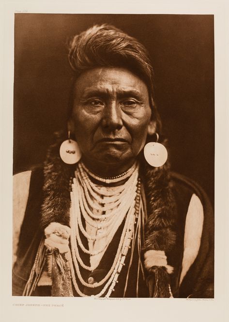 Envelope Photography, Native American Photography, Edward Curtis, Chief Joseph, American Photo, Native American Photos, 4x6 Prints, Indian Chief, Holiday Greeting