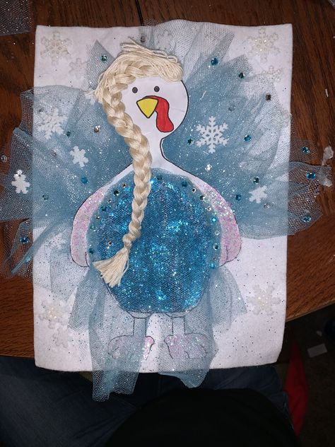 Turkey In Disguise Ideas For Girls Easy, Minnie Mouse Turkey Disguise, Ice Cream Turkey Disguise, Disguise A Turkey Elsa, Fairy Turkey Disguise, Disguise A Turkey Barbie, Hidden Turkey School Project Ideas, Barbie Turkey Disguise, Disguise A Turkey Ariel