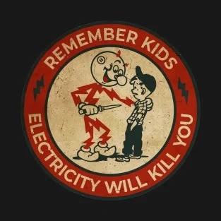 T-Shirts | TeePublic Reddy Kilowatt, Hard Hat Stickers, Arte Punk, Arte Sketchbook, Sticker Ideas, Electrical Wiring, T Shirt Ideas, Custom Magnets, Waterproof Stickers