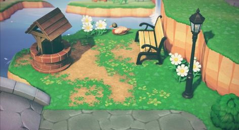 Animal Crossing Island Space Fillers, Small Animal Crossing Ideas, Acnh Island Space Fillers, Filler Spaces Acnh, Outdoor Decor Animal Crossing, Small Spaces Anch, Acnh Small Filler Ideas, Animal Crossing Begginer Island Ideas, Acnh Small Cliff Ideas