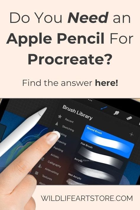 Do You Need an Apple Pencil for Procreate? Digital Drawing Tips, Procreate For Beginners, Easy Digital Art, Procreate Free Brushes, Brushes For Hair, Draw Procreate, Procreate Illustrations, Apple Pencil 2nd Generation, Fonts Procreate