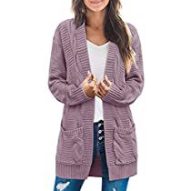 Check this deal out on Amazon Pink Cable Knit Casual Cardigan, Cheap Cable Knit Long Sleeve Cardigan, Casual Purple Cable Knit Cardigan, Fall Outwear, Cable Knit V-neck Cardigan For Cold Weather, Cheap Cable Knit Long-sleeve Cardigan, Autumn Outwear, Cable Knit Sweater Cardigan, Knitwear Style