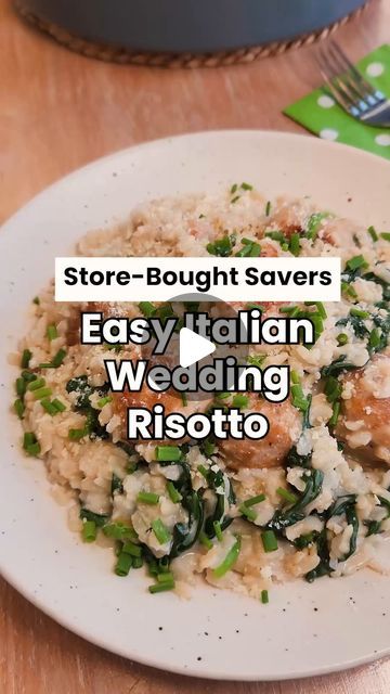 SavoryOnline on Instagram: "Store-bought, time-saving ingredients are the secret to getting this one-pot Easy Italian Wedding Risotto on the table in less than 30 minutes. ⏰ Get the recipe with the link in our bio. #italianweddingsoup #risottorecipe #easyrecipetutorials #30minutemeals" Italian Wedding Risotto, Wedding Risotto, Easy Italian, Risotto Recipes, 30 Minute Meals, Ground Chicken, Italian Wedding, Time Saving, One Pot