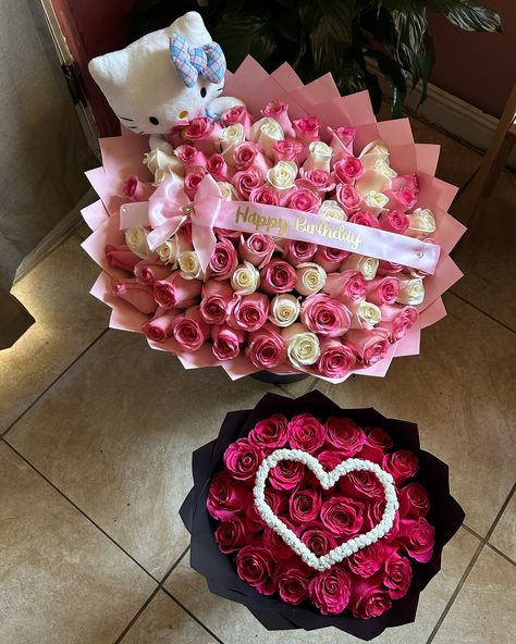 Flower Bouquet Business, Ramo Flowers, 27 Birthday Ideas, Pink Tool Set, Luxury Bouquet, Fall Bouquet, Luxury Flower Bouquets, Fancy Flowers, Pink Rose Bouquet