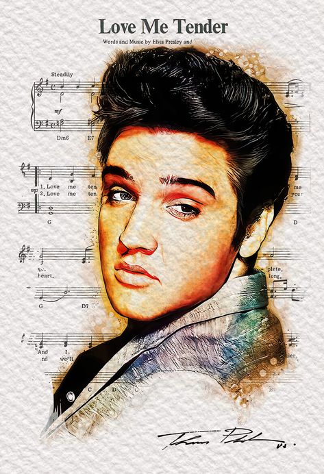 Elvis Presley Wall Art, Elvis Presley Sublimation Designs, Elvis Presley Fan Art, Elvis Presley Christmas Wallpaper, Elvis Fan Art, Love Me Tender Tattoo, Elvis Presley Tumbler, Images Of Elvis Presley, Elvis Decor