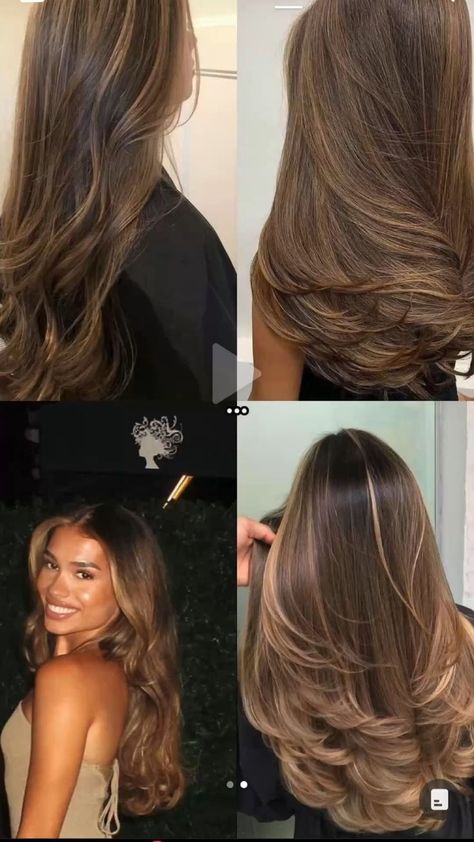 #BestHaircutForStraightHairForWomenLong #BestHaircutForLongHairWomen #HaircutForLongHairWithLayersStraightBestHairstylesWomen #BestMediumLengthHaircutForFineHairWomen #BestHaircutForLongOvalFaceWomen #BestHaircutForLargeWomen #BestHaircutForWomenOver50NewLooks #BestHaircutForLargeForeheadWomen #BestHaircutForLongFaceShapeWomen #BestHaircutForRoundFaceWomenMedium #BestHaircutForOvalFaceWomenMedium #BestHaircutForWomenMediumHair #BestHaircutForWomenMedium Layers On Light Brown Hair, Hair Color Ideas For Glow Up, Brown To Honey Blonde Hair, Brown And Light Brown Balayage, Cool Toned Honey Brown Hair, Honey Brown Caramel Hair, Brunette Hair With Layers And Highlights, Cool Honey Brown Hair, Chocolate Hair With Honey Highlights