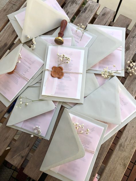 Home Made Wedding Invitations, Homemade Invitations, Homemade Wedding Invitations, Making Wedding Invitations, Rustic Wedding Invitations, Homemade Wedding, Wedding Moodboard, 2025 Wedding, Handmade Wedding Invitations