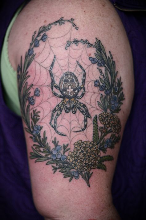 kirsten works at wonderland tattoo in portland, oregon. she is currently not accepting new projects.... Orb Weaver Tattoo, Orb Weaver Spider Tattoo, Simple Cat Tattoo, Orb Weaver Spider, Line Art Simple, Cat Tattoo Ideas, Orb Weaver, Ink Therapy, Favorite Tattoos