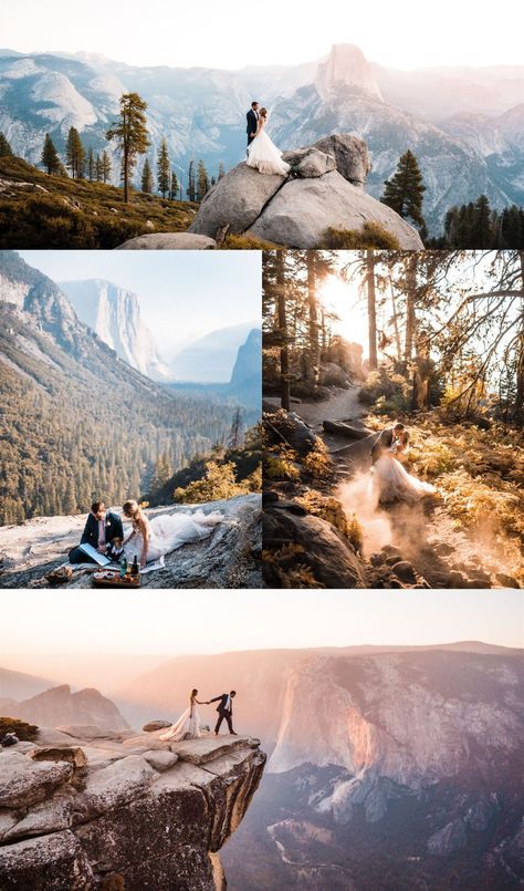 Yosemite Elopement Guide by the Foxes Photography: Everything you need to know about eloping in Yosemite and how to plan the best day ever. Eloping In Yosemite, Yosemite Valley Elopement, Wedding In Yosemite, Yosemite National Park Elopement, Unique Elopement Destinations, Yosemite National Park Wedding, Yosemite Elopement Photography, Dolomite Elopement, Yellowstone Elopement