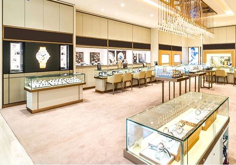 watch showroom interior design and showcase Rolex Boutique, Jewelry Store Interior, Desain Pantry, Jewelry Store Design, Jewellery Shop Design, Paris Store, Showroom Interior Design, Luxury Restaurant, Jewellery Showroom