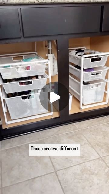 Christine Stone on Instagram: "Transforming chaos into calm! 🧼✨ Decluttering under the bathroom sink is a game-changer.   These Elfa drawers are a favorite when I’m organizing under the sink. I used clear drawer organizers to keep smaller items sorted and organized. Now everything has its place! 💧🚿   👇🏼 To SHOP these Elfa drawers, comment LINKS below!  #bathroomorganization #thecontainerstore #declutter #homeorganization #storagesolutions #organizedliving #simplify #undersinkstorage #organizationgoals #neatlydesigned" Elfa Drawers, Undersink Organization Bathroom, Bathroom Organization Under Sink, Bathroom Under Sink Organization, Ideas For Bathrooms, Under Bathroom Sink, Under The Sink Organization, Bathroom Under Sink, Bathroom Sink Organization