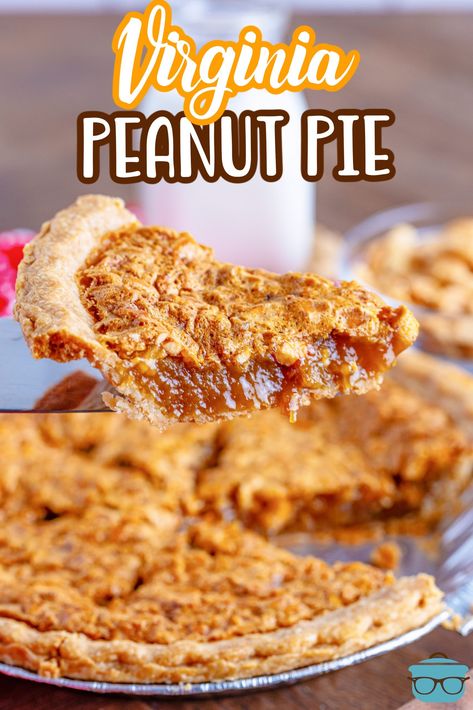 Virginia Peanut Pie - The Country Cook Virginia Peanut Pie, Oreo Cookie Pie, Dairy Free Pies, Peanut Pie, Homemade Pie Recipes, Fresh Strawberry Pie, Southern Recipes Soul Food, Peanut Recipes, Country Cook