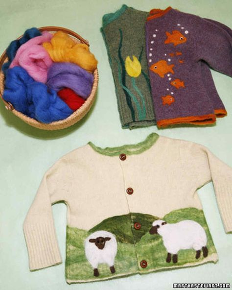 Living Arts Weekly: Preparing – LifeWays Sweater Tutorial, Animal Templates, Recycled Sweaters, Sewing Projects Clothes, Old Sweater, Wool Felting, Wet Felt, Kids Sewing, Wool Projects