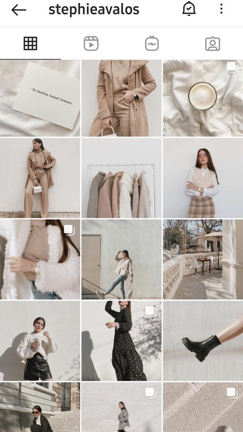 Instagram Feed For Clothing Brand, Clothing Brand Ig Feed, Clothing Brand Feed, Boutique Instagram Feed, Influencer Instagram Feed, Minimal Fashion Photography, Instagram Feed Tips, Best Instagram Feeds, Instagram Feed Planner